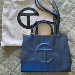 Telfar Medium Shopper | Cobalt Blue (metallic)